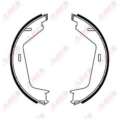 Гальмівна колодка VOLVO C70 II, S60 I, S70, S80 I, S80 II, V70 I, V70 II, V70 III, V70 III/KOMBI, XC70 I, XC70 II, XC90 I 1.6D-4.4 12.95-12.16  арт. CRV005ABE