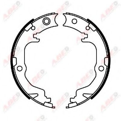 Гальмівна колодка CHRYSLER SEBRING  CITROEN C4 AIRCROSS  DODGE AVENGER, CALIBER, JOURNEY  JEEP COMPASS, PATRIOT  MITSUBISHI ASX, LANCER VIII, OUTLANDER II, OUTLANDER III 1.5-3.6 01.00-  арт. CRY003ABE