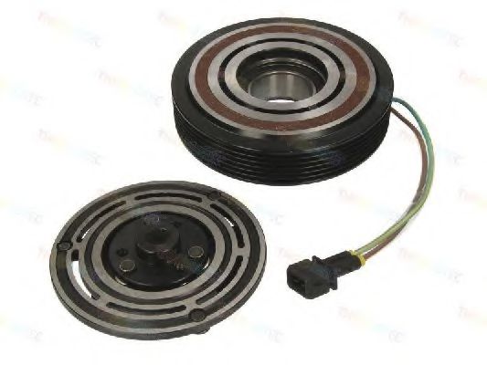 Муфта компресора кондиціонера (SANDEN SD7V16 6PK 126мм) VW CALIFORNIA T4 CAMPER, LT 28-35 II, LT 28-46 II, TRANSPORTER T4 1.8-2.8D 07.90-07.06  арт. KTT040124