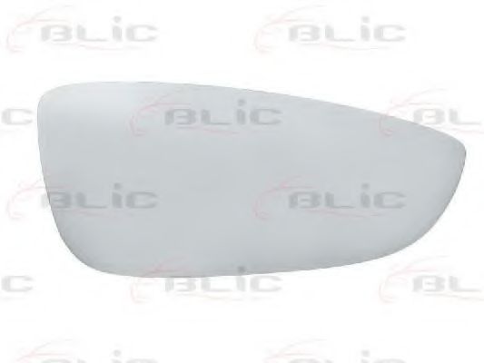 Скло дзеркала зовнішнього Прав (опукле, обігрів) VW CC, EOS, JETTA IV, PASSAT B7, SCIROCCO 03.06-01.18 VOLKSWAGEN арт. 6102021232133P