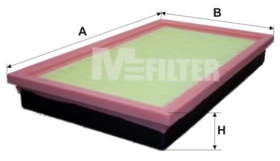 Фільтр повітряний OPEL (вир-во M-filter)  арт. K168