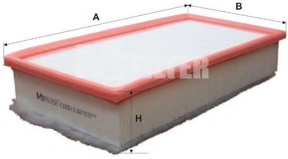 Фільтр повітряний CITROEN (вир-во M-filter)  арт. K1651