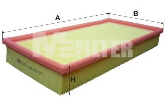 Фільтр повітряний VOLVO (вир-во M-filter)  арт. K226