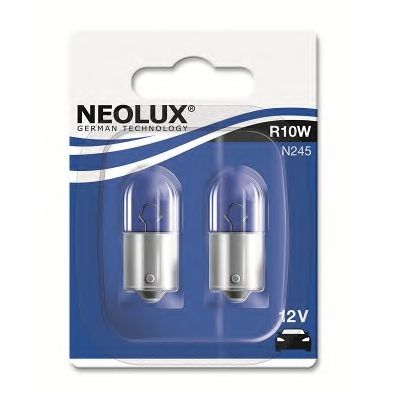 Лампа допоміжн. освітлення R10W 12V 10W ВА15s(blister 2шт) (вир-во Neolux)  арт. N24502B