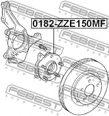 Маточина колеса  арт. 0182ZZE150MF