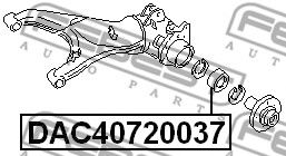 Підшипник маточинний передній 40x72x37  арт. DAC40720037