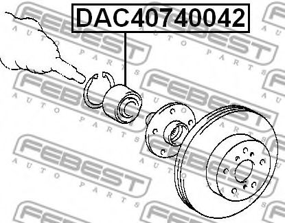 Підшипник колісний  арт. DAC40740042