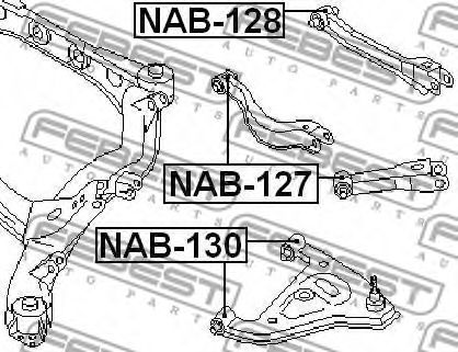 Сайлентблок підвіски  арт. NAB127