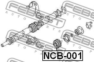 Підшипник проміжний кардана X-Trail/NAVARA/FX35 2.4-2.5 01-  арт. NCB001