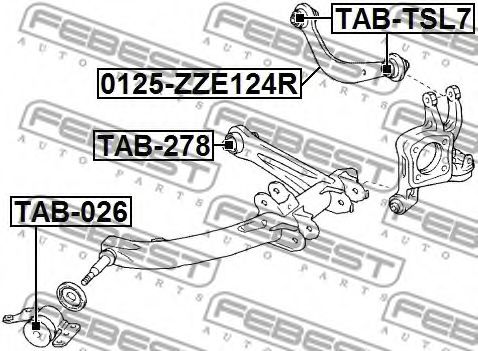 Сайлентблок підвіски  арт. TAB278