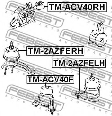 Подушка двигателя  арт. TM2AZFELH
