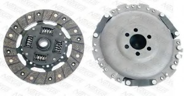 Комплект зчеплення (210мм) AUDI A3  SEAT INCA, LEON, TOLEDO II  SKODA OCTAVIA I  VW BORA, BORA I, CADDY II, CADDY II/MINIVAN, GOLF IV, POLO, POLO III CLASSIC 1.6/1.9D 11.95-12.10  арт. F1A007NX