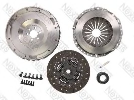 Комплект зчеплення з маховиком та підшипником AUDI A4 B5, A4 B6, A4 B7, A6 C4, A6 C5, CABRIOLET B3  SEAT EXEO, EXEO ST  SKODA SUPERB I, SUPERB II  VW PASSAT B5 1.6/1.8/2.0 11.94-05.15  арт. F1A080NX