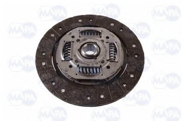 MAPA VW К-кт сцепления (без выжимн.подшипн.) Sharan,Ford Galaxy,Seat 1.9TDI 95-  228mm  арт. 000228409