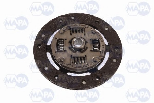 MAPA VW К-кт зчеплення (диск+кошик) Caddy II,Polo,Seat Toledo 1.6  арт. 006190409