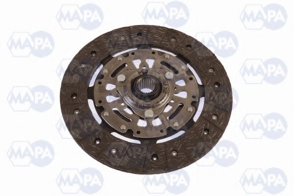 MAPA VW К-кт зчеплення 240мм, 23 зуба Audi A3,Skoda Octavia II,SuperB II,Caddy III,Golf V,VI,Passat,Sharan,Touran 2.0TDI 03-  арт. 008240109