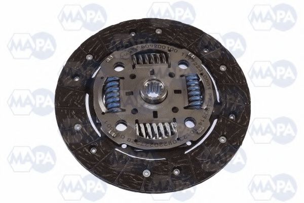 MAPA OPEL К-кт зчеплення  (диск+кошик) Astra G/H,Combo,Vectra B/C 1.6/1.8 200mm  арт. 012200609