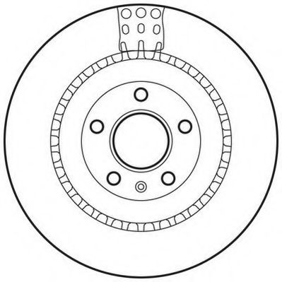 Гальмівний диск задній Audi A4,A5,A6,A7,A8,Q5,Q7/VW Touareg/Porsche Macan  арт. 562735JC