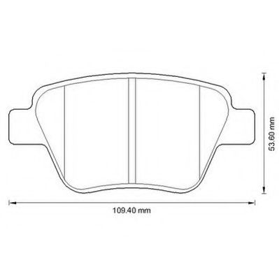 JURID VW гальмівні колодки задн.Audi A1,3,Seat,Skoda Octavia,SuperB,Yeti,Caddy III,Golf VI,Touran 06-  арт. 573312JC