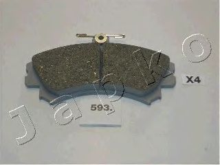 Гальмівні колодки перед. Mitsubishi Colt/Volvo S40/V40 1.1-2.0 i/TD 95- (TRW)  арт. 50593