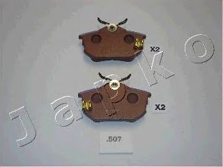 51507 JAPKO-Колодки гальмівні дискові  арт. 51507