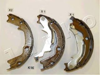 Колодки стоянкового гальма Hyundai i20 1.1 (12-15),Hyundai i20 1.2 (12-15),Hyundai i20 1.4 (08-15) (55K16) JAPKO MOBIS арт. 55K16