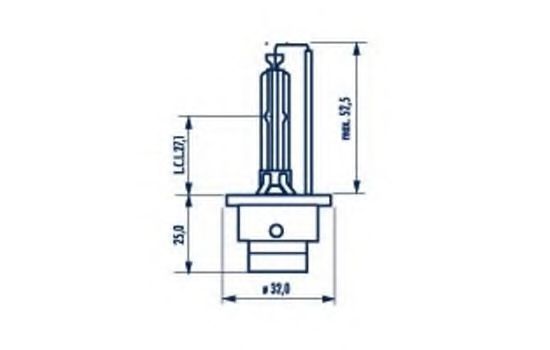 840023000 NARVA Лампа D2S 85V 35W P32d-2 XENON OSRAM арт. 84002