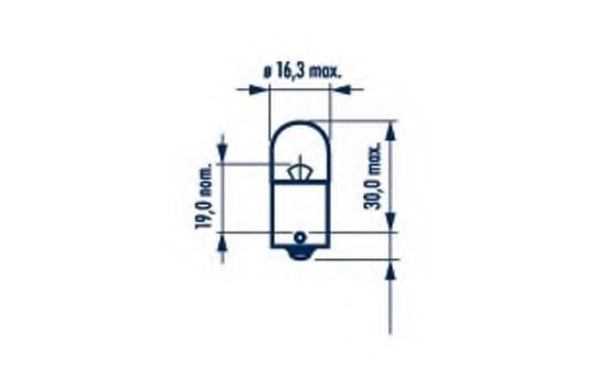 173264000 NARVA Лампа R10W 24V 10W BA15S (блістер 2 шт.) HD OSRAM арт. 17326