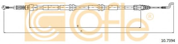 Трос ручного FEBIBILSTEIN арт. 107394