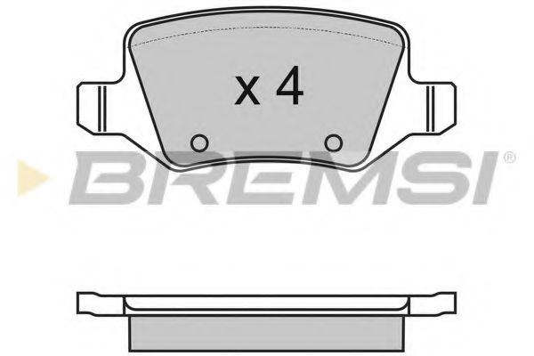 Гальмівні колодки зад. MB A-class (W168/W169) 97-12 (TRW)  арт. BP2983