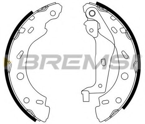 Гальмівні колодки зад. Smart 98-07 (Bosch)  арт. GF0308