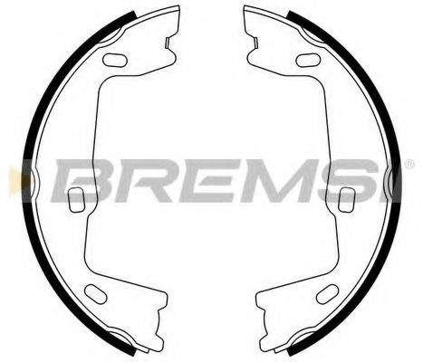 Колодки ручного гальма Opel Astra F 91-01/Vectra A ,B 88-03  арт. GF0349