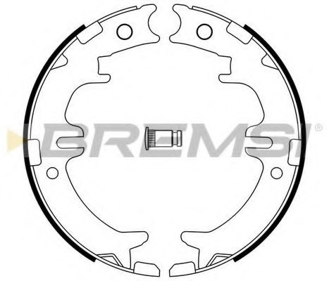 Колодки ручного гальма Lexus RX/IS/GS 93-08, Avensis/Previa/Rav4 90-06  арт. GF0964