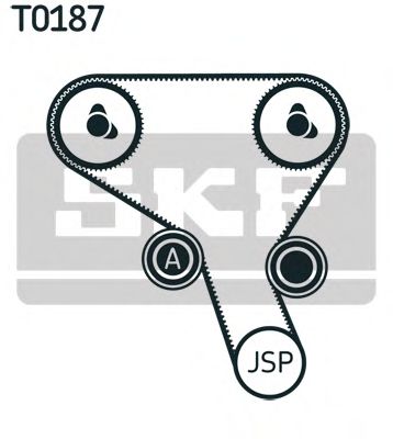 VKMA 06503 SKF Комплект (ремінь+ролики) CONTITECH арт. VKMA06503