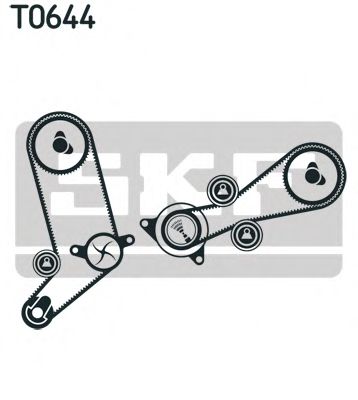 Комплект зубчастого ременя (Вир-во SKF) VOLKSWAGEN арт. VKMA01258
