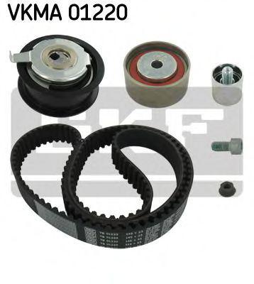 SKF AUDI К-кт ГРМ (ремінь + 3 шт. ролика + кріплення) A3 (8P1) 2.0 FSI 03-08, VW GOLF V (1K1) 2.0 FSI 04-08 VOLKSWAGEN арт. VKMA01220