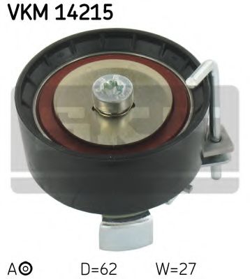 Натягуючий ролик ременя ГРМ VOLVO S60 II, S80 II, V40, V60 I, V70 III  FORD C-MAX II, FIESTA VI, FOCUS III, FOCUS III/HATCHBACK, FOCUS III/KOMBI, GALAXY II, GALAXY III 1.5-2.0 05.06-  арт. VKM14215