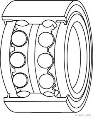 Підшипник маточини задн. Subaru, Suzuki (вир-во Jakoparts)  арт. J4717010