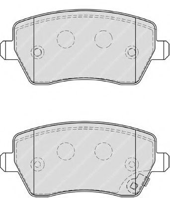 Гальмівні колодки пер. Suzuki Swift 05- (TRW) JAPANPARTS арт. FDB4069