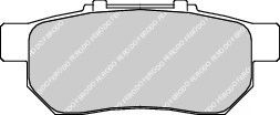 Комплект гальмівних колодок задн , FORD MAVERICK  HONDA CITY IV, CITY V, CIVIC V, CIVIC VI, CRX III, JAZZ II, JAZZ III  SUZUKI SWIFT I 1.2-2.7D 10.84-  арт. FDB778