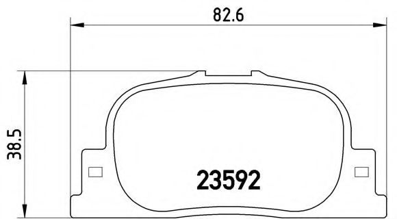 Гальмівні колодки дискові  арт. P83063