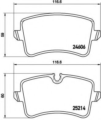 Комплект гальмівних колодок ROADHOUSE арт. P85117
