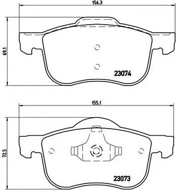 Тормозные колодки Brembo ROADHOUSE арт. P86016