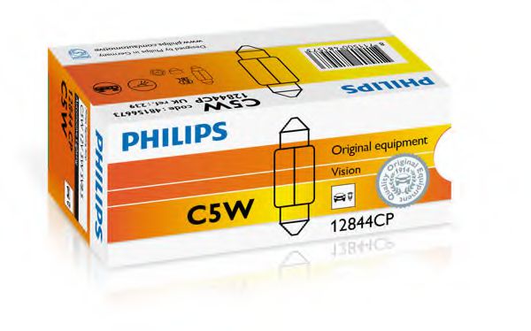 12844CP (PHILIPS) C5W 12V 5W SV8,5  арт. 12844CP