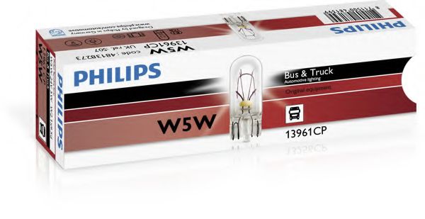 13961CP (PHILIPS) W5W 24V 5W W2,1X9,5d  арт. 13961CP