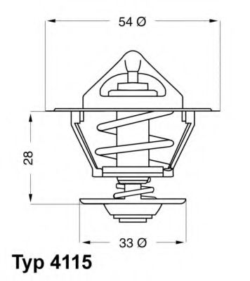 Термостат BGA арт. 411592D