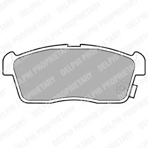 DELPHI SUZUKI гальмівні колодки передн. Ignis 03-,Daihatsu Sirion, Charade  арт. LP1442