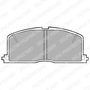 DELPHI TOYOTA гальмівні колодки передн.Carina II,Corolla,Camry,Corona 1.3/2.0  арт. LP460