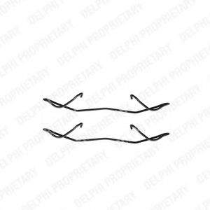DELPHI FORD монтажний комплект для установки колодок Focus C-Max,Kuga,Mazda 3/5  арт. LX0236