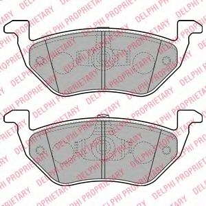 Комплект гальмівних колодок задн , FORD MAVERICK  FORD USA ESCAPE  MAZDA TRIBUTE 2.0-3.0 03.00-  арт. LP2158